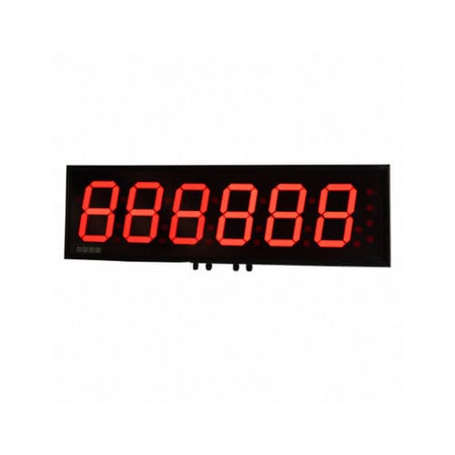 Visualizador alfanumérico - DISP-F - SENSY S.A. - de 6 dígitos / de 7 segmentos / para instalación de pesaje