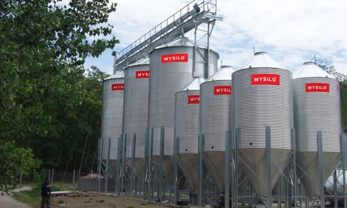 Silo para tolva - Mysilo - de acero galvanizado / de escayola