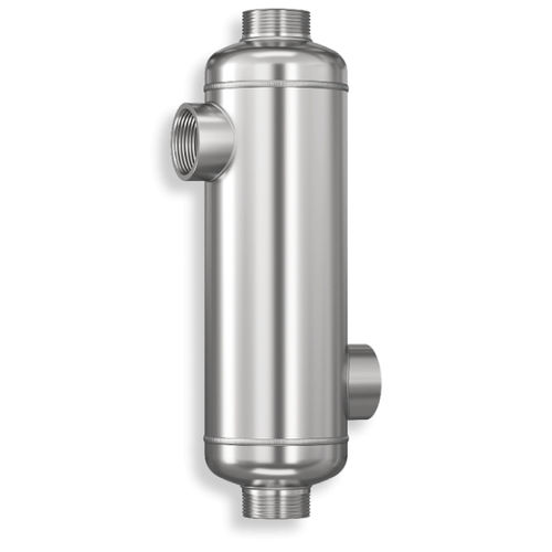 Intercambiador de calor de coraza y tubos - TI series  - HEXONIC CZ s.r.o. - agua-agua / de titanio / compacto