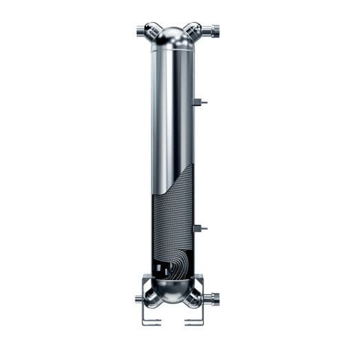 Intercambiador de calor de coraza y tubos - RAD - HEXONIC CZ s.r.o. - de acero inoxidable / compacto / resistente a la corrosión