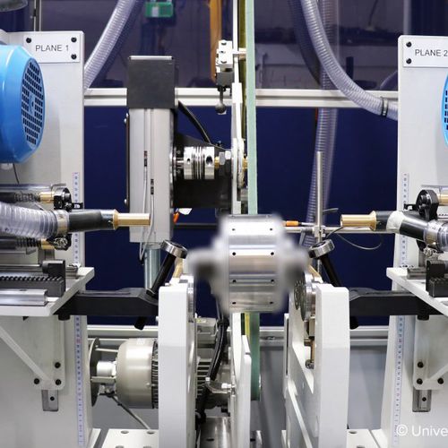 Máquina equilibradora para rotores - Universal Balancing - horizontal / dinámico / automático