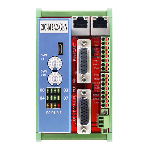 Controlador de movimiento EtherCAT - 207-M2A2-GEN - Taiwan Pulse Motion - 2 ejes / Ethernet / codificador