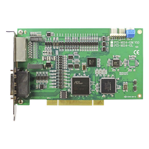 Tarjeta de control motor PCI - PCI-M114-G series - Taiwan Pulse Motion - 4 ejes / Ethernet / digital