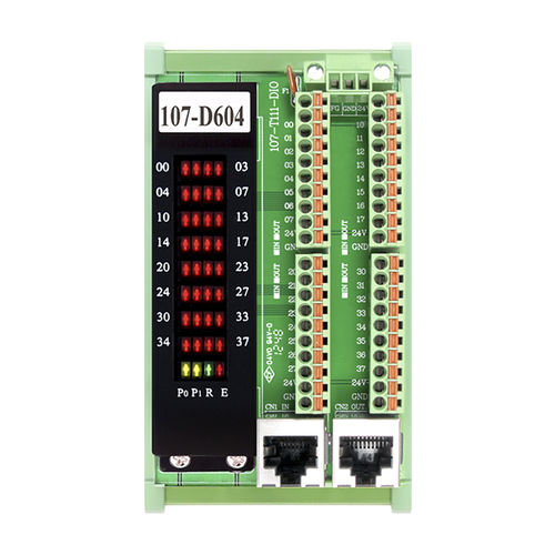 Módulo E/S esclavo - 107-D604-XN - Taiwan Pulse Motion - digital / RJ45 / RS-485
