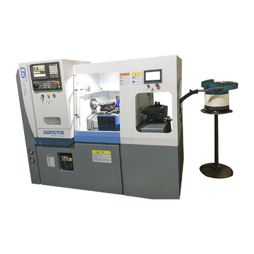 Torno CNC - Q series - Ningbo gongtie smart technology co., ltd. - horizontal / 2 ejes / de mesa plana