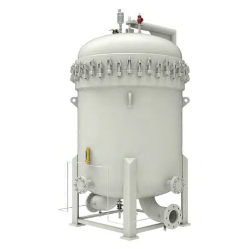 Cárter de filtro coalescente - F series - Facet International - para líquido / de acero al carbono