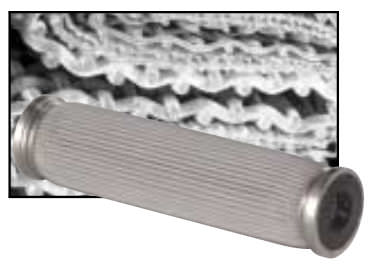 Cartucho filtrante de agua - Poromesh® - Purolator - para disolvente / para filtración fina / de uso general