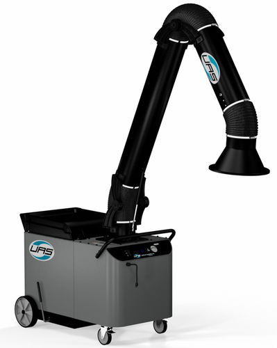 Extractor de humo móvil - W Series - United Air Specialists - de pared / de soldadura / con filtro autolimpiante