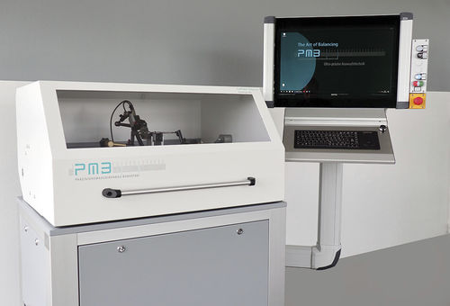 Máquina equilibradora horizontal -  CAROBA®Balancer Universal 500 - PMB - Präzisionsmaschinenbau Bobertag GmbH - dinámico / de accionamiento por correa / para rotores