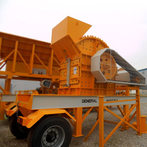 Machacadora de impacto - GNR MK series - GENERAL MAKINA - móvil / para la producción de agregados cúbicos