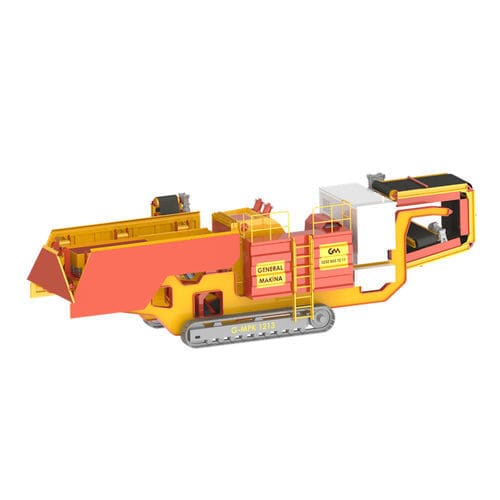Machacadora de impacto - GM 125 - GENERAL MAKINA - móvil / para piedras
