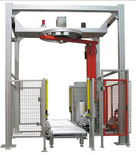 Envolvedora con brazo giratorio - SPIN - ICMI Srl - automática / para palés / con transportador