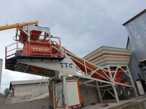 Planta de hormigón móvil - TTC-B-100M - TTC Mühendislik - automática / especial / de 1 cuerpo