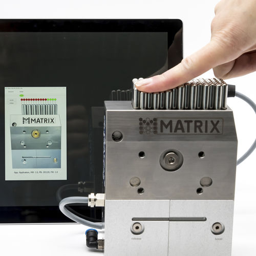 Mordaza de sujeción de piezas de trabajo - FLEX-CLAMP 0042.6720 - MATRIX GmbH - universal / neumática
