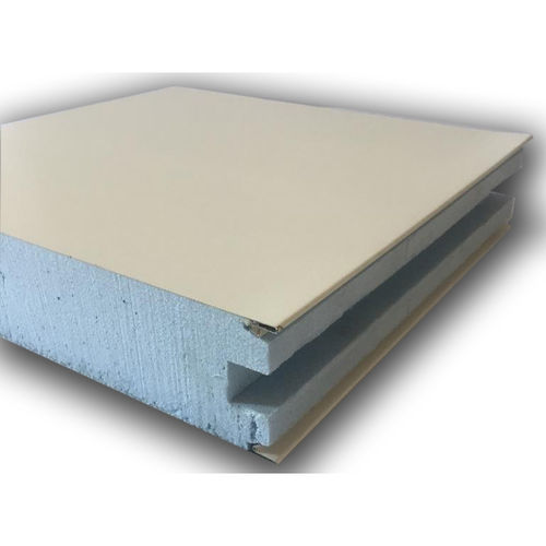 Panel sándwich cara de aluminio - THERMOMODULAR - Pannelli Termici srl - alma de poliuretano / alma de poliestireno extruido / para techo