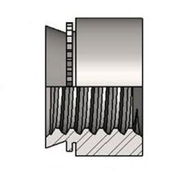 Tuerca moleteada - 93 series - STANLEY Engineered Fastening - de engaste / de acero / aluminio