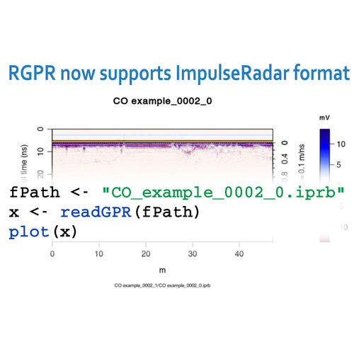 Software de análisis - RGPR - ImpulseRadar - de estadística / de programación / de red