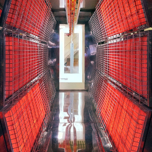 Horno de infrarrojos - MEP TEKNIK - de cámara / de polvo / de cocción de pintura