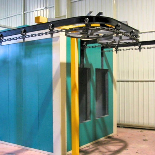 Horno de cinta transportadora - MEP TEKNIK - de cocción de pintura / de infrarrojos