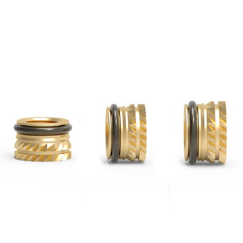 Inserto roscado - OT series - Shenzhen In-saiL Precision Parts Co.,Ltd - moleteado / de acero inoxidable / de aluminio