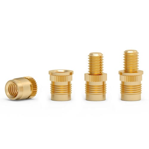 Inserto roscado - FS series - Shenzhen In-saiL Precision Parts Co.,Ltd - a presión / moleteado / de acero inoxidable