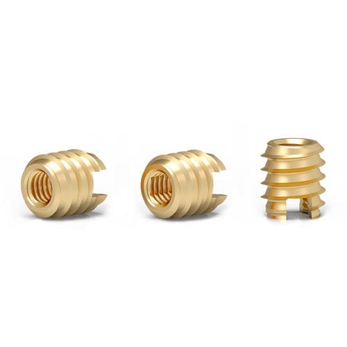 Inserto roscado - L382 series - Shenzhen In-saiL Precision Parts Co.,Ltd - autorroscable / moleteado / de latón