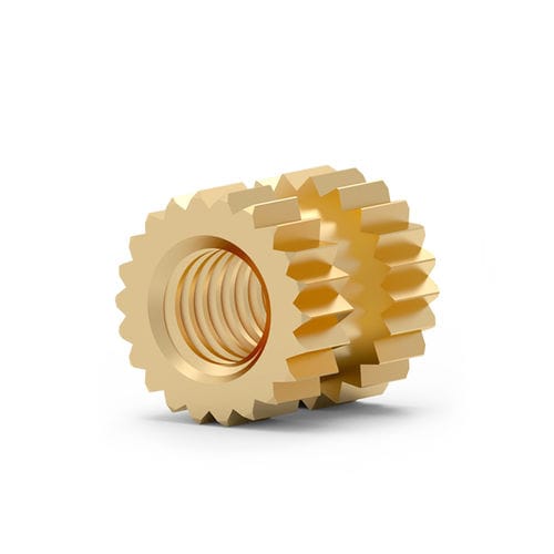 Inserto de sobremoldeo - SKT series - Shenzhen In-saiL Precision Parts Co.,Ltd - roscado / moleteado / de latón