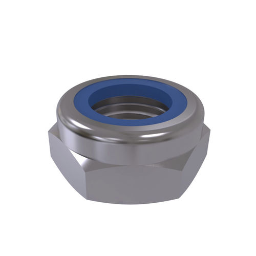 Tuerca hexagonal - DIN985 - Shenzhen In-saiL Precision Parts Co.,Ltd - de metal