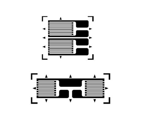 Galga extensiométrica lineal de dos rejillas - Gather Technology co., Ltd.