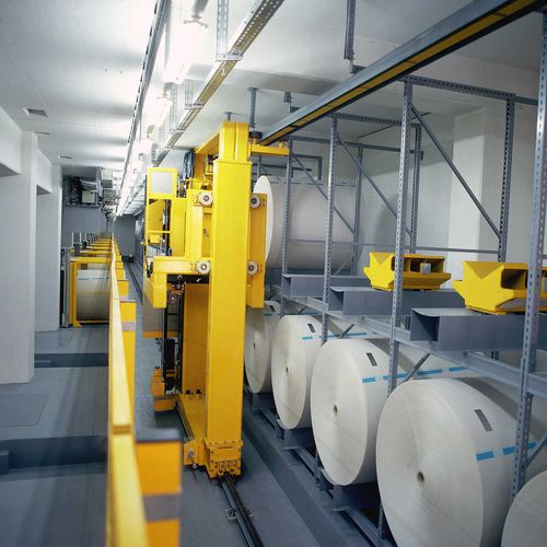 Almacén automático vertical - TransRobotRoll - Witech Maschinen AG - para rollos / con transelevadores