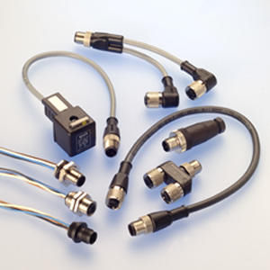 Conector de alimentación eléctrica - IC AUTOMATION - tetrapolar / para sensor