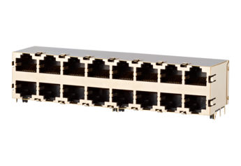 Conector de datos - IC AUTOMATION - RJ45 / recto / para circuito impreso