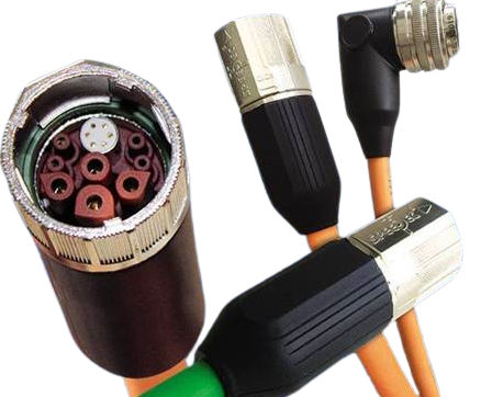 Arnés de cables eléctricos de señales - IC AUTOMATION - circular / para entorno difícil / para servomotor