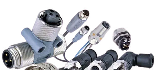 Conector de alimentación eléctrica - IC AUTOMATION - recto / acodado / circular