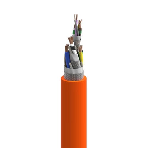 Cable eléctrico híbrido - CABD series - IC AUTOMATION - antipropagación de fuego / resistente al aceite / multihilo