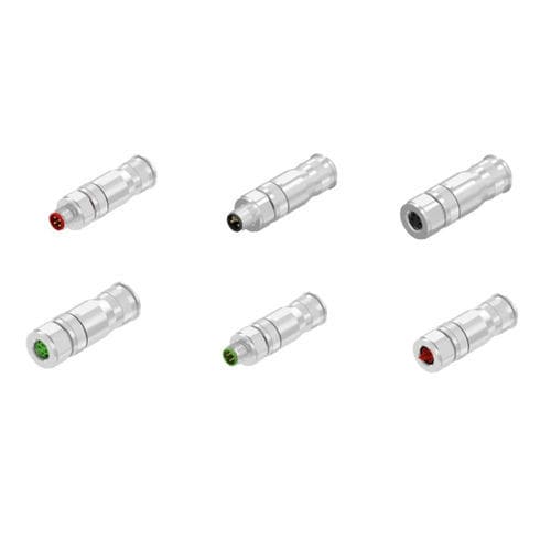 Conector eléctrico M8 - IC AUTOMATION - Ethernet / recto / acodado