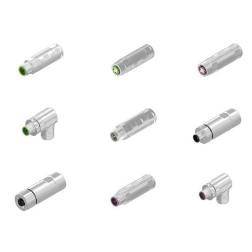 Conector eléctrico Ethernet - IC AUTOMATION - recto / acodado / de engaste