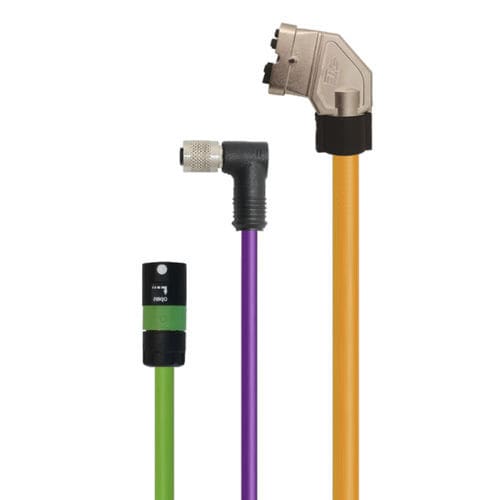 Arnés de cables eléctricos alargador - 8BC series - IC AUTOMATION - de señales / para servomotor / a medida