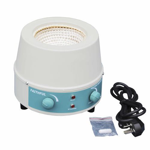 Manto calefactor de laboratorio - 98-II-B - Huanghua Faithful Instrument Co.,LTD. - con agitador magnético / con regulador