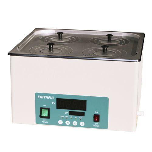 Baño María de laboratorio - DK-2000-IIIL (2 rows & 4 holes) - Huanghua Faithful Instrument Co.,LTD. - calefactado / con indicador digital