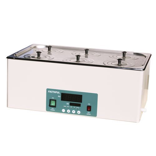 Baño María de laboratorio - DK-2000-IIIL (2 rows & 6 holes) - Huanghua Faithful Instrument Co.,LTD. - calefactado / con indicador digital