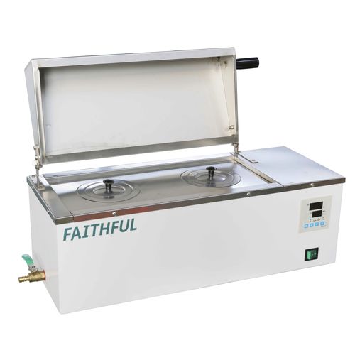 Baño María de laboratorio - HHW21.420AII - Huanghua Faithful Instrument Co.,LTD. - calefactado / con indicador digital