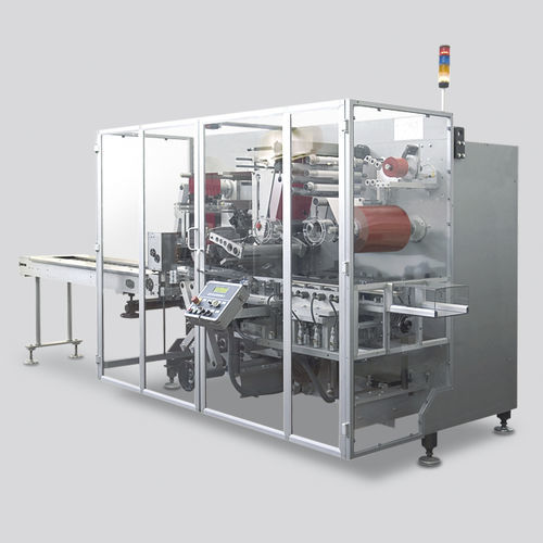 Retractiladora automática - KG - CAM - para galletas / para la industria alimentaria / para cierre de cajones de cartón