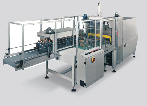 Retractiladora automática - NV750 - CAM - para botellas / para cajas / para embalajes