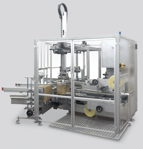 Encajadora vertical - SMV series - CAM - automática / para botellas / para cajas