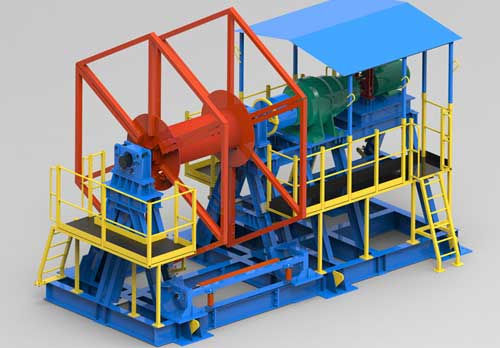 Bobinadora de correas - OX-N - Thejo Engineering Ltd - motorizada