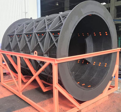 Criba de tambor - Thejo Engineering Ltd - para productos a granel