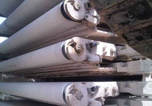 Rodillo para filtro - Thejo Engineering Ltd - de caucho / de acero inoxidable