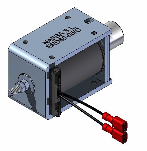 Electroimán lineal - ERD60-05/C - NAFSA - de simple efecto