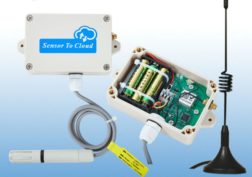 Sensor de temperatura y de humedad sin cable - IOT104NB - King Pigeon Communication Co.,Limited - resistente al agua / para almacenamiento
